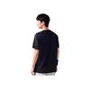 Anta Lifestyle Series Logo Letter Print Round Neck Short Sleeve T-Shirt Men Tops Black 952327126-6