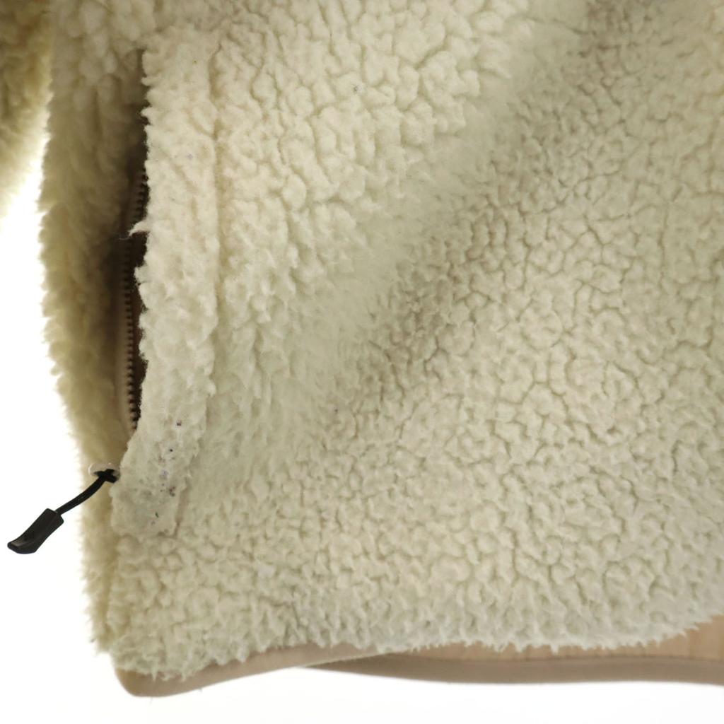 Columbia No collar, reversible Bore jacket M beige Outdoors Women Used