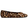 Zara Leather Color-Blocked Casual Flats Women Flats Leopard-print 12552410195
