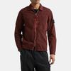Stone Island Ss25 Nylon Metal Solid Logo Patch Zip Long Sleeve Jacket Men Jacket Red-Brown K1S151200005S0019-V007A