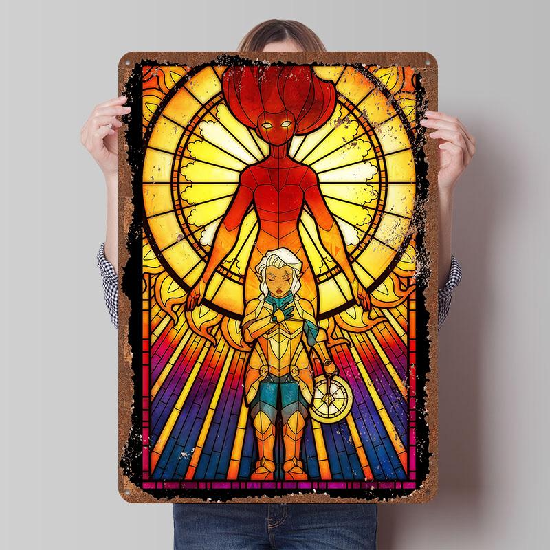 The Legend of Vox Machina Tinplate Posters Customizable Wall Art Retro Vintage Metal Tin Signs for Home and Decoration Gaming