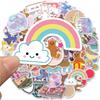 50 Ins Cute Girl Bear Graffiti Stickers Luggage Laptop Helmet Waterproof Stickers