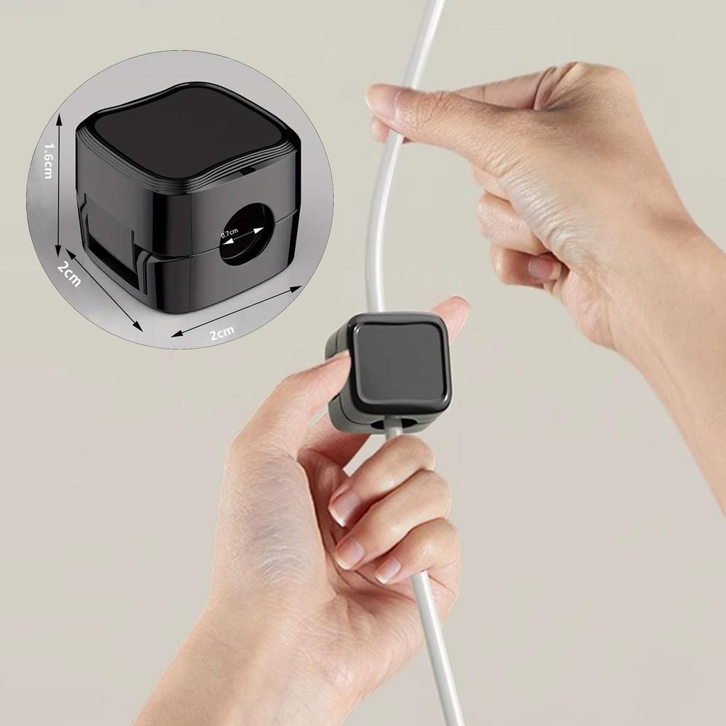 Refoiner Magnetic Cable Holders, Cable Organizers, Cable Clips for Desks, Cable Storage, Hiding Cables, USB Cables, Type-C Cables, Mouse Cables,