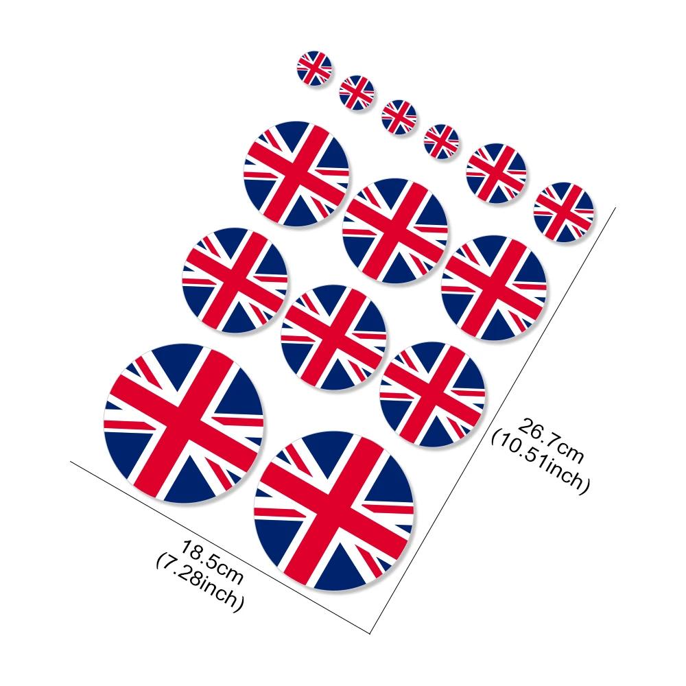 British Union Jack Flag Car Stickers UK Decal Vinyl Decoration Motorcycle Decor Stickers Waterproof Sunscreen Car Styling Cover