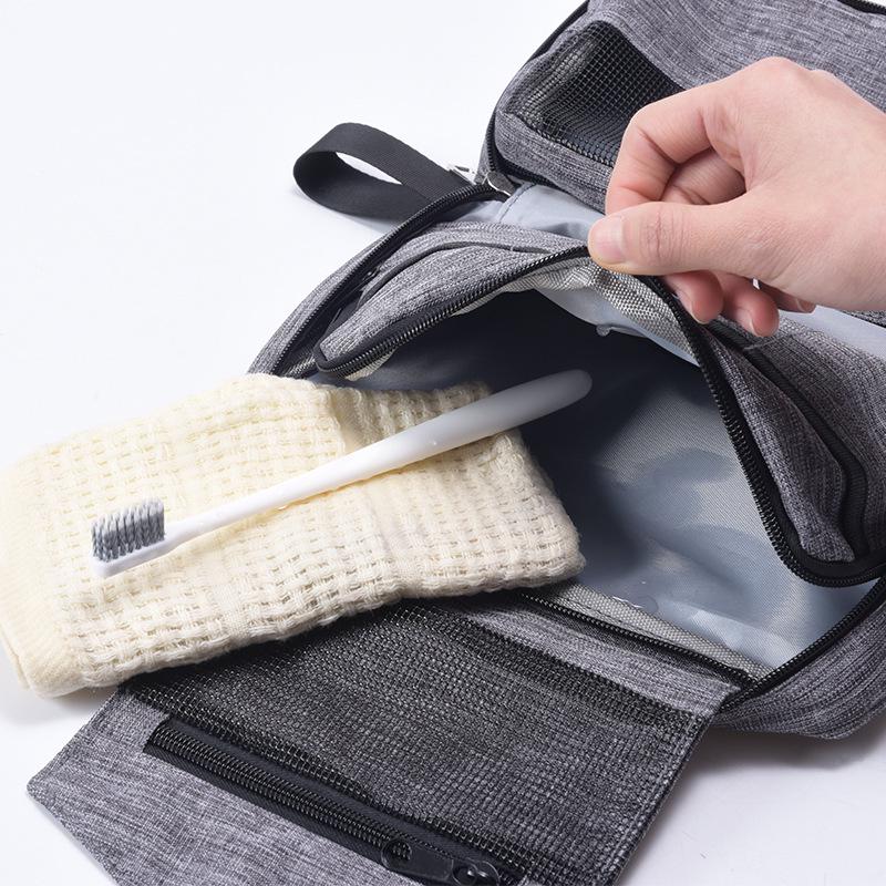 Men's Travel Toiletry Organizer: Hanging Waterproof Makeup Bag