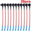 Car Fuse Tap Add A Circuit Adapter Standard ATM APM ATC Blade Fuse Holder Box Wire Socket Cable for LED Light Electronics Power Fuses4