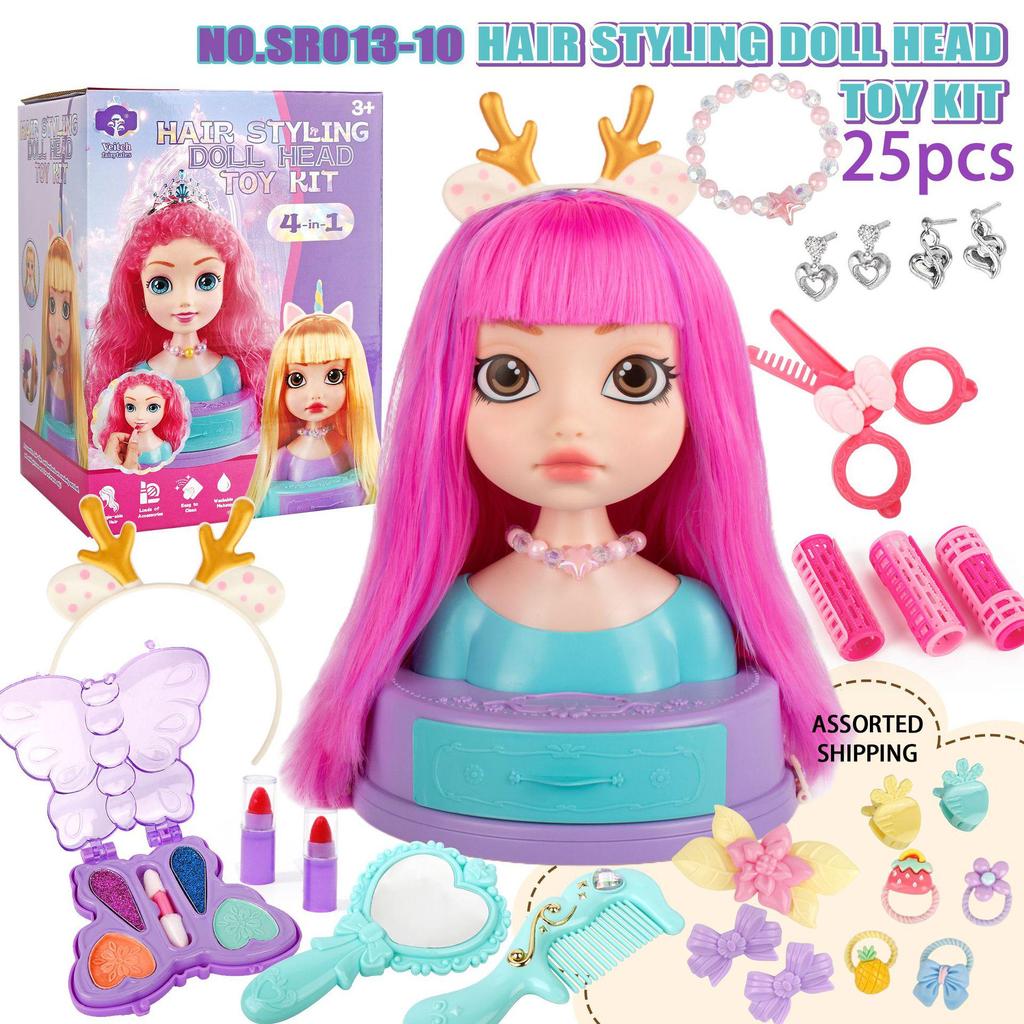 Cross-Border Hair Styling Doll - Comb & Style Hair Playset for Girls