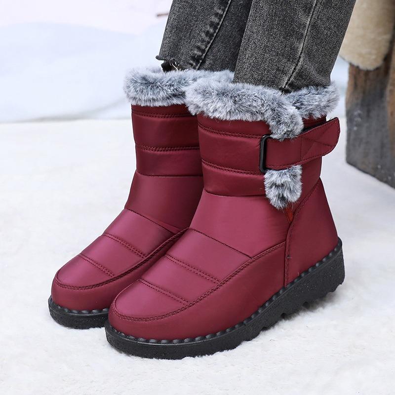 Dámské boty sněhule zimní teplé do chladu všestranné bavlněné boty nepromokavé protiskluzové boty odolné proti opotřebení pohodlné teplé boty