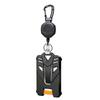 Strong Steel ID Card Holder Wire Rope Bus Card Cover Retractable Badge Reel  Outdoor Keychain