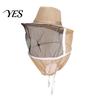 Adjustable Beekeeping Hat with Veil, Straps Wide Brim Full Mesh Visor Apiary And Veil Protection Bee for Face Neck Protection, Comfortable Fit