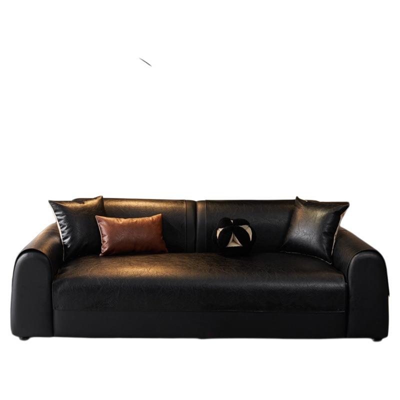Leather Sofa Cushion Light Luxury Style Non-Slip Leather Sofa Seat Cushion Waterproof Urine Barrier Four-Season Sofa Towel
