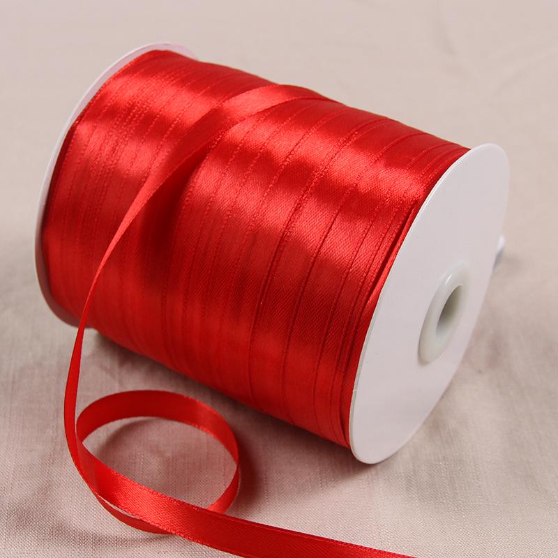 

Красная атласная шелковая лента с рисунком в виде бабочки для упаковки свадебного торта