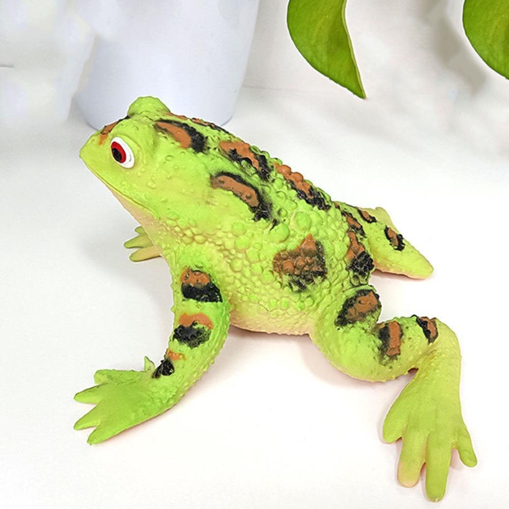 Funny Stress-Relief Frog Squeeze Soft Simulation Toad Squeeze Frog Simulationtoy Tricky