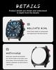 CURREN 8398 Unisex Waterproof Square Sport Watch with Date and Six-Hand Design
