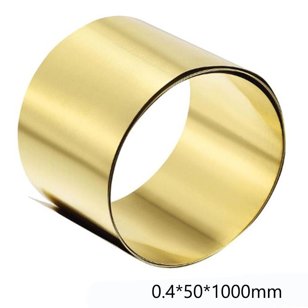 1000mm x50mm Brass Sheet Roll 1000mm x100mm Gold Film Wire Metal Foil Plate  Jewelry Making DIY