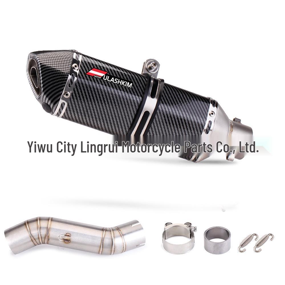Flame Motorcycle Exhaust Pipe for CBR500F, CBR500X, CBR400F - Modified Middle