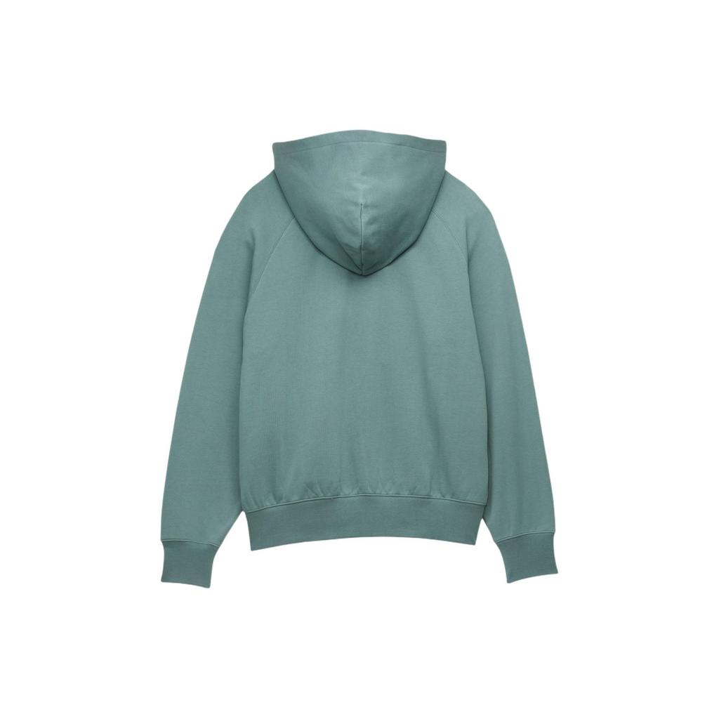 Vans Embroidered Solid Color Hooded Long Sleeve Sweatshirt Unisex sweatshirt Green VN000GZ19Q6