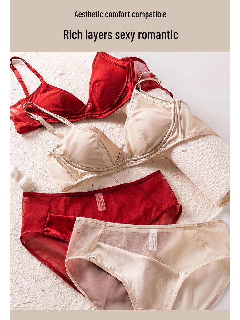 2025 Autumn Real Silk Mid-Waist Triangle Panties - Mulberry Silk, Sexy & Comfortable Women's Underwear