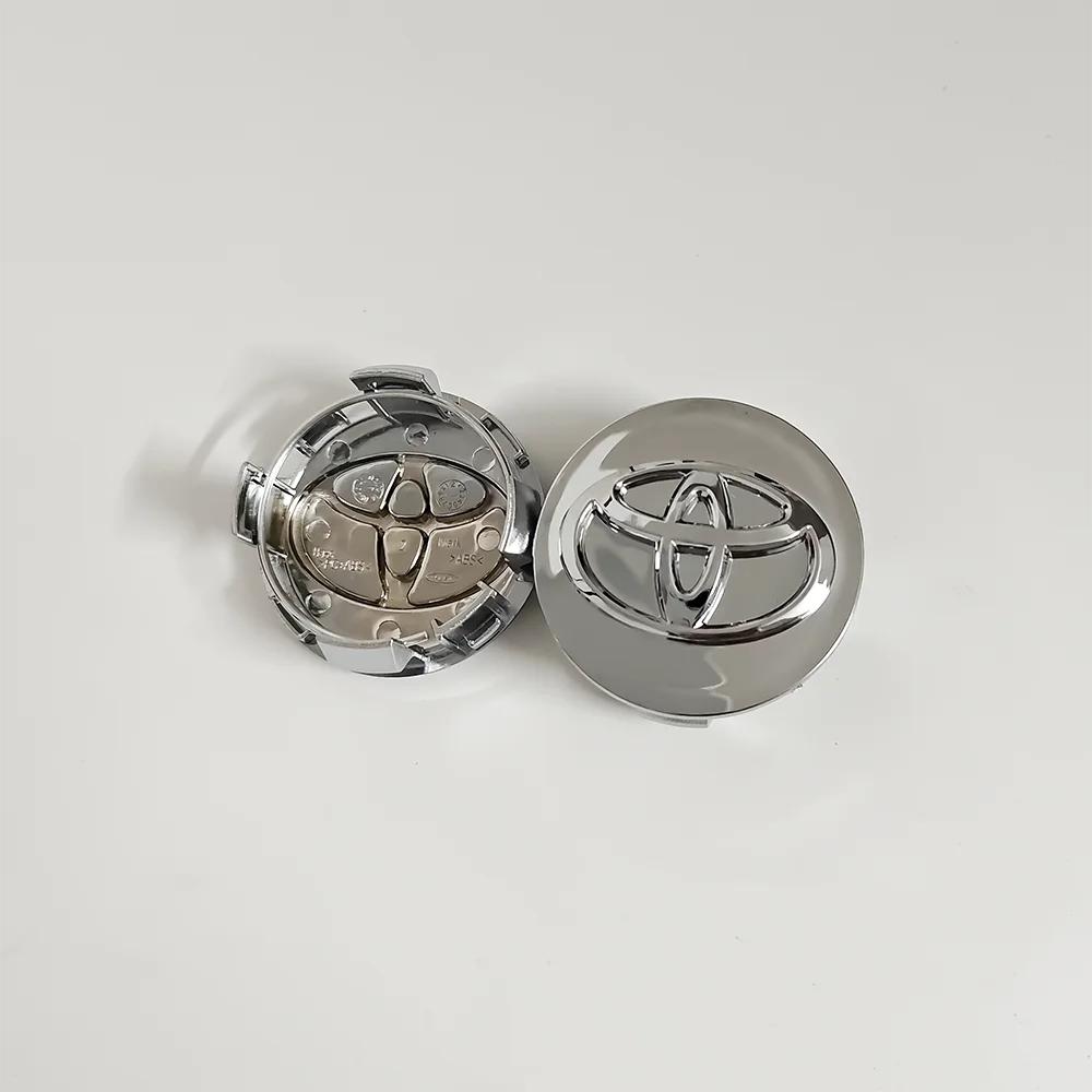 for Toyota Camry Corolla RAV4 Highlander Vios C-HR SIENNA AVALON YARLS 53mm 57mm 62mm 4 Pieces Wheel Center Caps