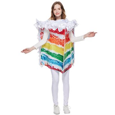 Γυναικεία στολή κέικ Rainbow Cow Φανταχτερό φόρεμα για ενήλικες για αποκριάτικο διασκεδαστικό φαγητό
