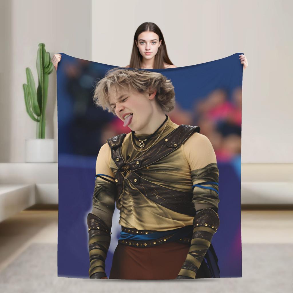 Ilia Malinin Blanket Warm Soft  Throw Blanket Winter Kids Adults Living Room Camping Bedspread