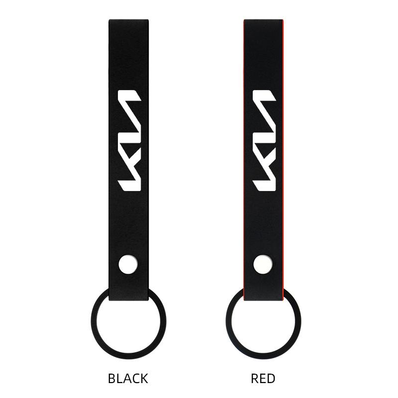 JUNT9 Car Suede Keychain Fashion New Keyring Metal Alloy Car Badge Key Chain For Kia rio ceed sportage cerato soul sorento k2 k5 flip