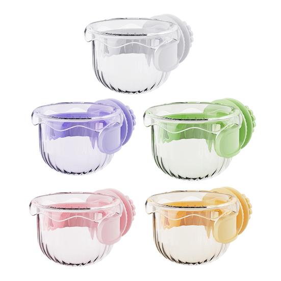 Parrot Feeder Birdcage Food or Water Dispenser Splash-proof Hanging Feeder Bowl with Clamp for Macaws Parakeets Cockatiels