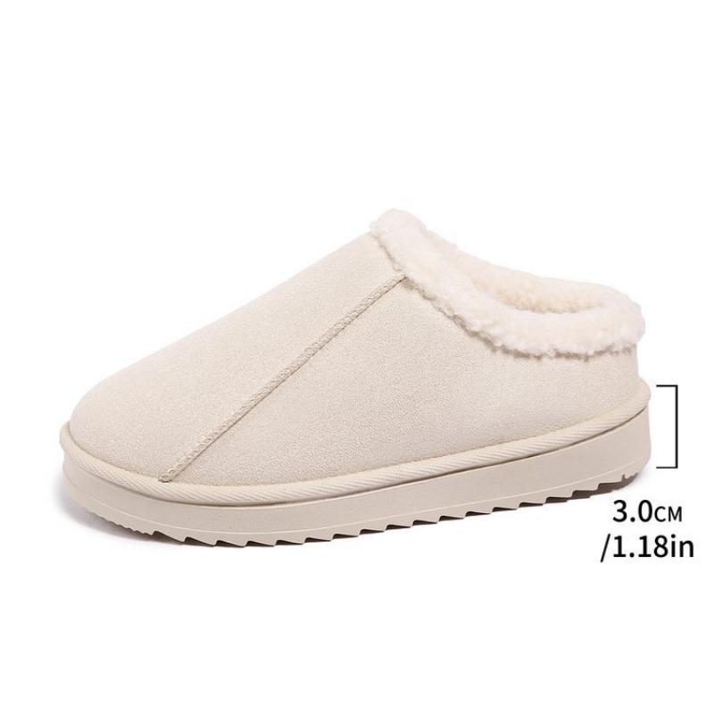 

Большого размера бархатные утолщенные хлопковые тапочки для женской зимы, новая легкая уличная хлопковая обувь для женщин 44