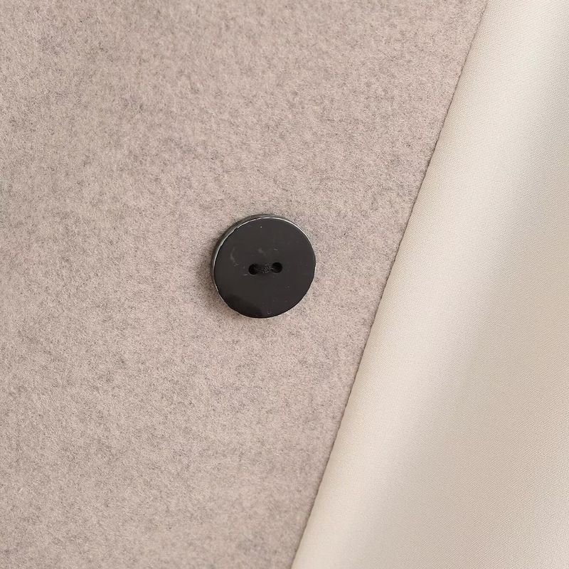 Kaslead New Arrival Women's Clothing Fashion Style Fashion Minimalist Loose Wide Version Long Soft Woolen Coat Outerwear