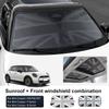 Car Front Windshield Sunshade Cover Car Sunroof Sunshade Cover Blocks Uv Ray Reflector For Mini Cooper F56 F60 F65 F66 F55 R56