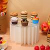 Hochwertiger faltbarer Zylinder-Sockelständer für Dessert-Präsentation, Hochzeitstisch-Mittelstück, Party-Hintergrund-Dekorationsständer