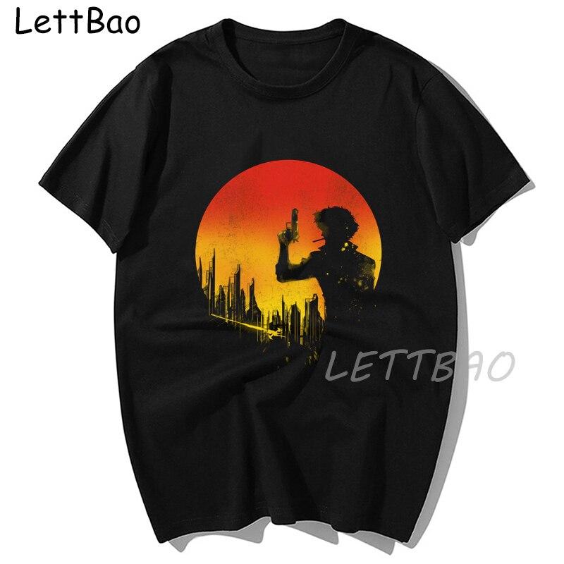 Short Sleeve Cotton T-shirt Anime Women 