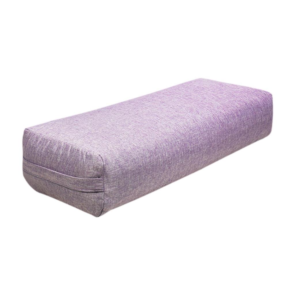 Yoga Bolster Rectangular Pillow Multifunctional Yoga Prop for Legs Lightweight Professional Easy to Clean Cushion with Handle