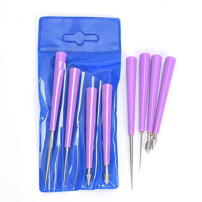 4 buc. Alezoare de mărgele de sticlă perlate Bavuri pentru mărgele de mărire a mărgelelor Prea Lset Diy