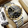 Bingbang Brand Men's Waterproof Quartz Watch with Double Calendar