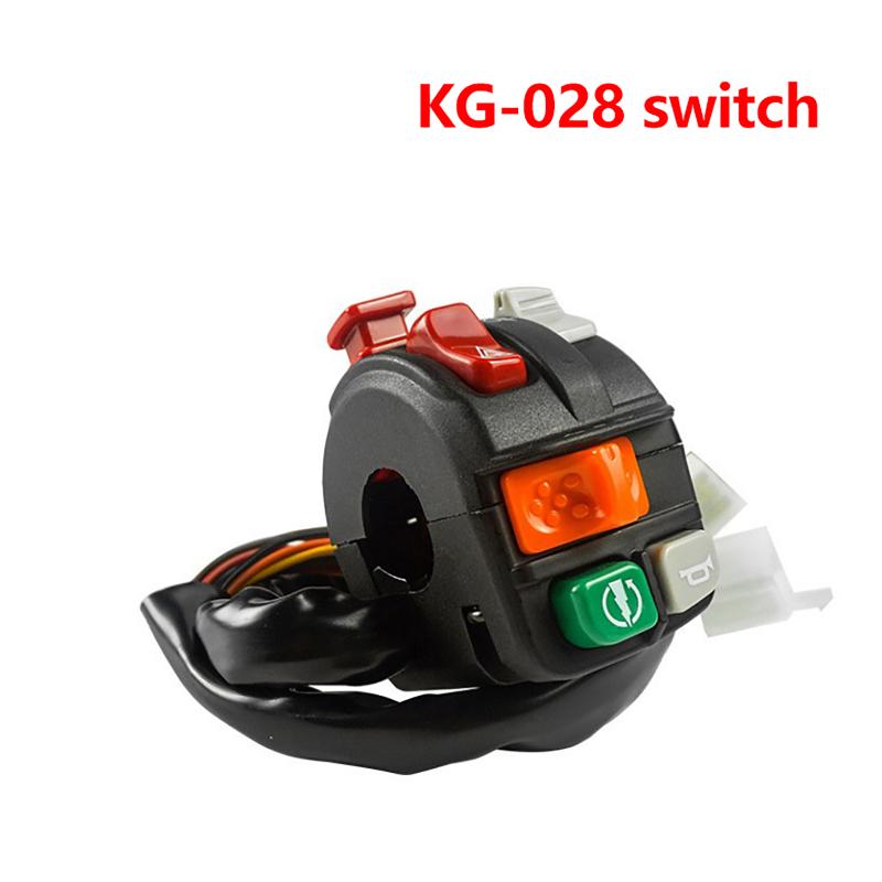 7/8" 22Mm Motorcycle Multifunction Handlebar Control Switch Assembly Warning Light Kill Start Turn Signal Horn Button Switch