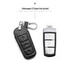 Key Case for Volkswagen: Compatible with 2017+ Magotan, Golf B8, Passat, Tiguan, Lavida, Bora - Genuine Leather