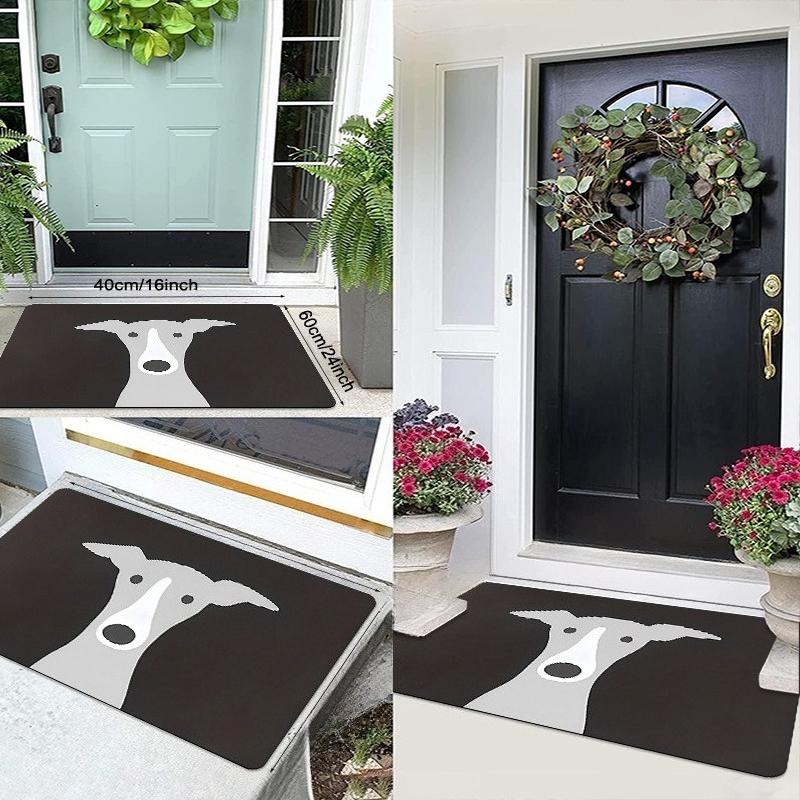 1PC Dog Pattern Kitchen Rugs Non-Slip Home Door Mats Pop Design Bathroom Rug Bath Mat Carpet for Home Sink Laundry Decor