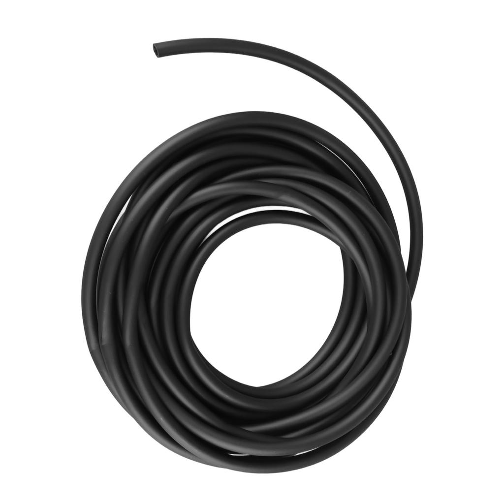 Aquarium Air Pump Tubing Professional Silicone Flexible Fish Tank Air Pump Tube for Air Pump Accessories 16.4ft Black