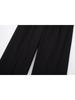 Pure Color Women High Waist Black Pants Solid Elastic Waist Wide Leg Pant Woman Fashion Lace Up Casual Loose Pants Streetwear