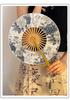 BEPAN Chinese-style Ink-wash Silk Folding Fan, Summer Ancient-style Fan, Portable Hand-cranked Bamboo Fan, National Style Decoration