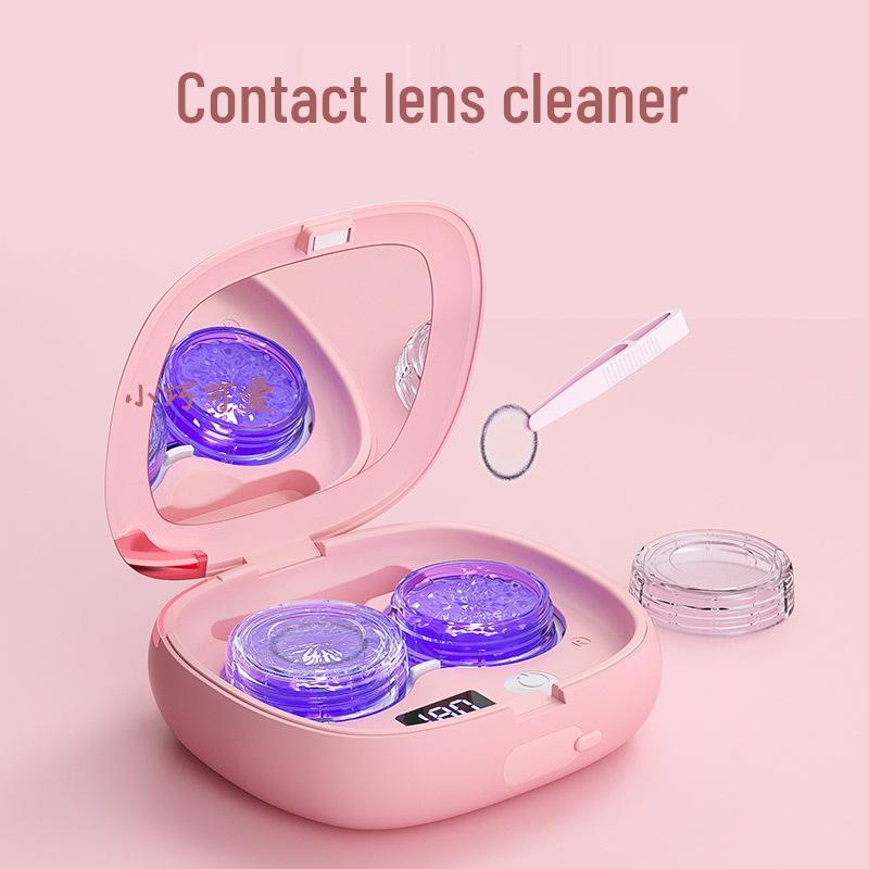 Portable Automatic Contact Lens Cleaner & Sterilizer: Intelligent Electric Cosmetic Lens Case