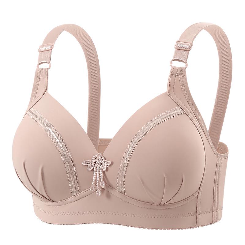 Wirefree Plus Size Anti-Sagging Support Bra for Mature Women