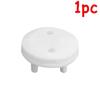 White Electrical Safety Socket Protective Cover Baby Care Safety Guard Protection Children Anti Electric Shock Rotate Protectors