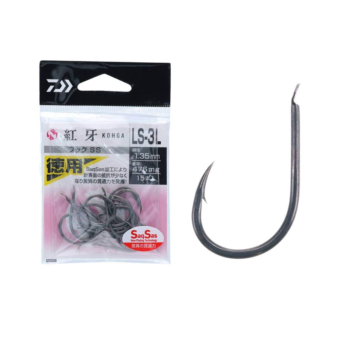 DAIWA Benga Hook SS (Saxus) Value SSS 104mg 35 pieces SSS