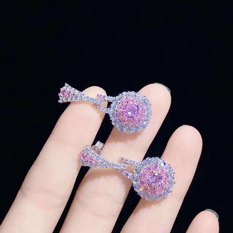 Pendant Sweet and Elegant Collarbone Necklace Ring Earrings Pendant Necklace Jewelry Set