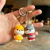 Cartoon Cute Dog Doll Keychain Bag Clothing Pendant Small Gift Wholesale