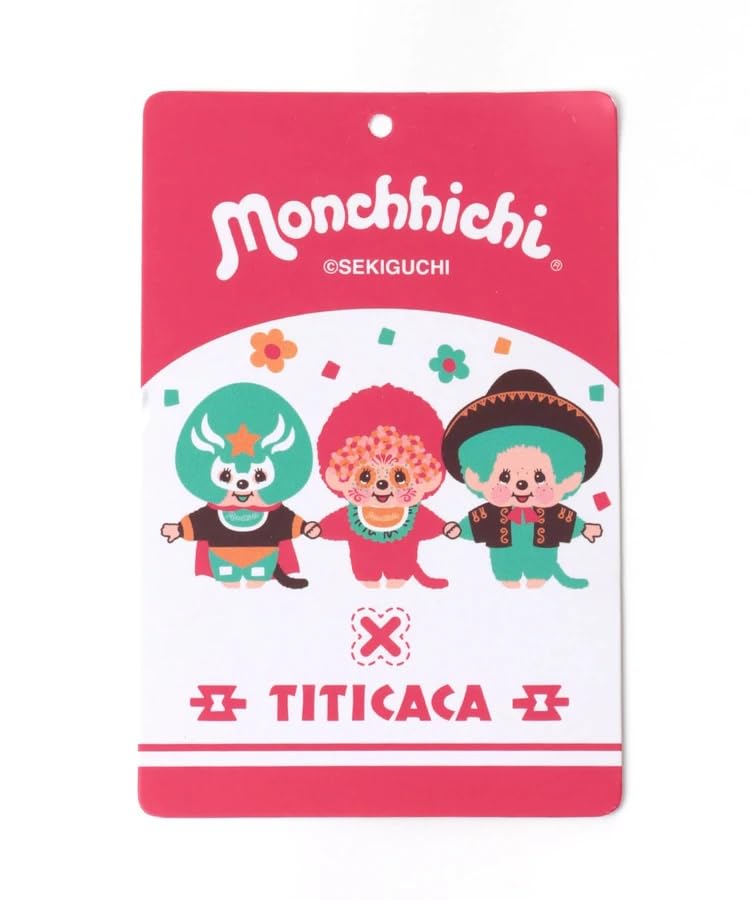 Monchhichi Collaboration Face 80 x 34 Hand ZNSJB2314 Towel, cm, Rectangular, Towel, Microfiber, Absorbent, Orange,
