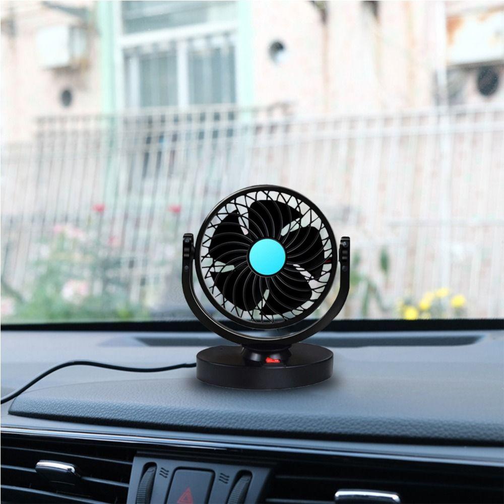 USB/12V/24V Car Cooling Fan Single/Dual Head Desktop Fan Air Circulation Fans  Truck Vehicle