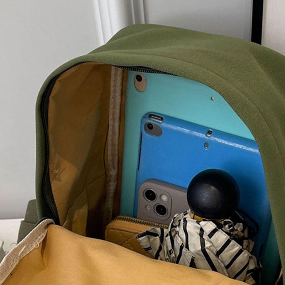 Simple Children's Backpack Mini School Bag Trendy Square School Bag  Student